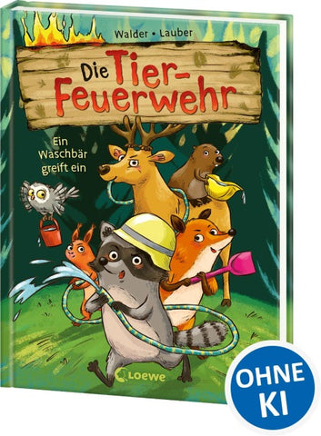 Die Tier-Feuerwehr (Band 1) - Ein Waschbär greift ein