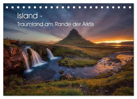 Island - Traumland am Rande der Arktis (Tischkalender 2027 DIN A5 quer), CALVENDO Monatskalender