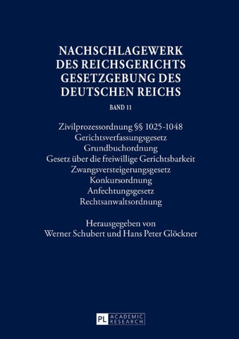 Nachschlagewerk des Reichsgerichts – Gesetzgebung des Deutschen Reichs