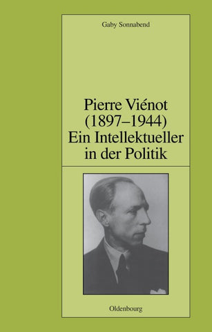 Pierre Viénot (1897-1944): Ein Intellektueller in der Politik