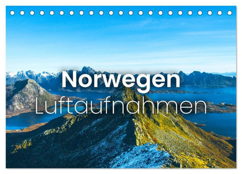 Norwegen Luftaufnahmen (Tischkalender 2026 DIN A5 quer), CALVENDO Monatskalender