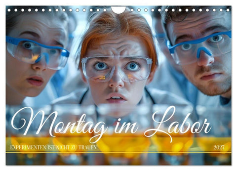 Montag im Labor (Wandkalender 2027 DIN A4 quer), CALVENDO Monatskalender