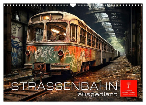 Straßenbahn ausgedient (Wandkalender 2027 DIN A3 quer), CALVENDO Monatskalender