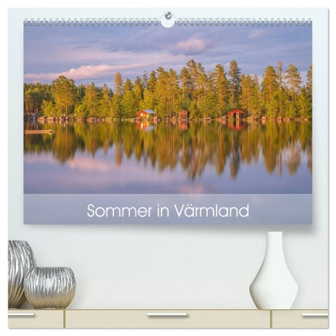 Schwedischer Sommer in Värmland (hochwertiger Premium Wandkalender 2027 DIN A2 quer), Kunstdruck in Hochglanz