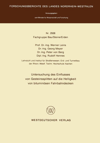 Untersuchung des Einflusses von Gesteinssplitten auf die Helligkeit von bituminösen Fahrbahndecken