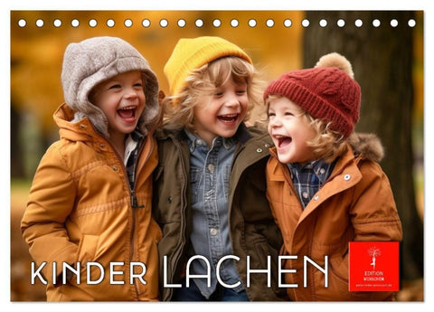 Kinder Lachen (Tischkalender 2027 DIN A5 quer), CALVENDO Monatskalender