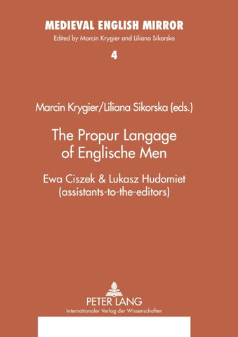 The Propur Langage of Englische Men