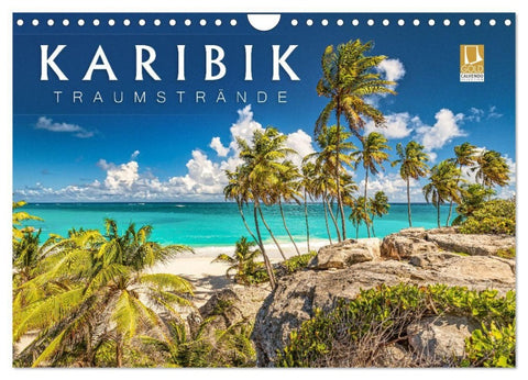 Karibik - Traumstrände (Wandkalender 2027 DIN A4 quer), CALVENDO Monatskalender