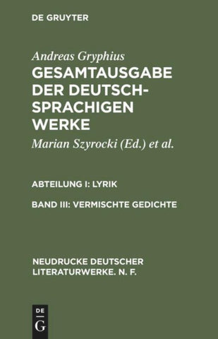 Vermischte Gedichte