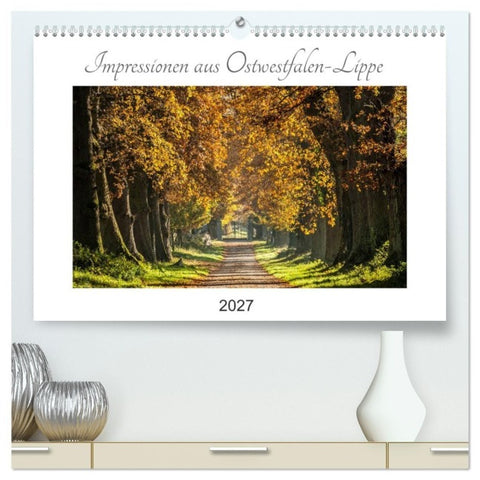 Impressionen aus Ostwestfalen-Lippe (hochwertiger Premium Wandkalender 2027 DIN A2 quer), Kunstdruck in Hochglanz