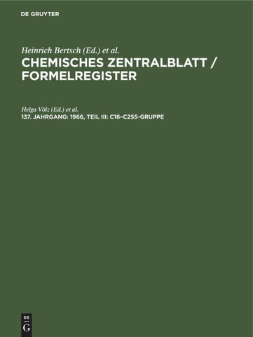 1966, Teil III: C16–C255-Gruppe