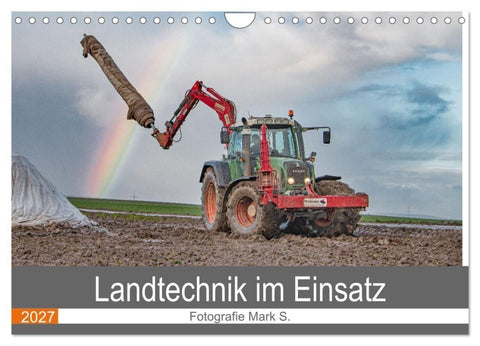 Landtechnik im Einsatz (Wandkalender 2027 DIN A4 quer), CALVENDO Monatskalender
