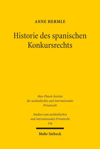 Historie des spanischen Konkursrechts