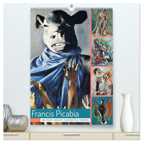 Francis Picabia (hochwertiger Premium Wandkalender 2027 DIN A2 hoch), Kunstdruck in Hochglanz