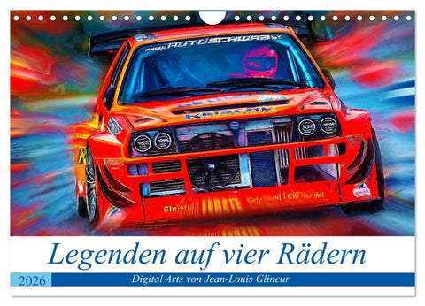 Legenden auf vier Rädern (Wandkalender 2026 DIN A4 quer), CALVENDO Monatskalender