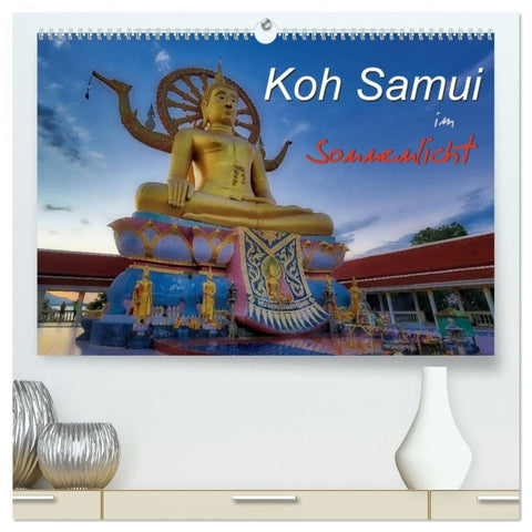 Koh Samui im Sonnenlicht (hochwertiger Premium Wandkalender 2026 DIN A2 quer), Kunstdruck in Hochglanz