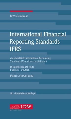 IDW, IFRS IDW Textausgabe, 18. Auflage