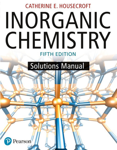 Student Solutions Manual for Inorganic Chemistry