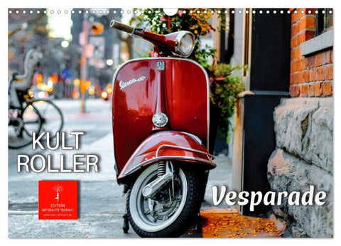 Kult Roller - Vesparade (Wandkalender 2027 DIN A3 quer), CALVENDO Monatskalender
