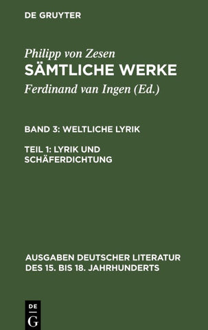 Lyrik und Schäferdichtung