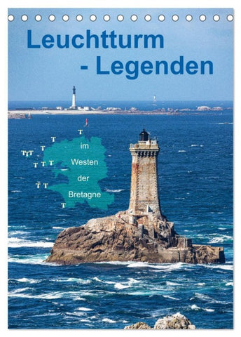 Leuchtturm-Legenden im Westen der Bretagne (Tischkalender 2027 DIN A5 hoch), CALVENDO Monatskalender