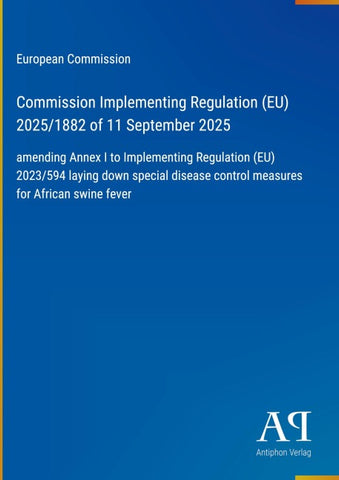 Commission Implementing Regulation (EU) 2025/1882 of 11 September 2025