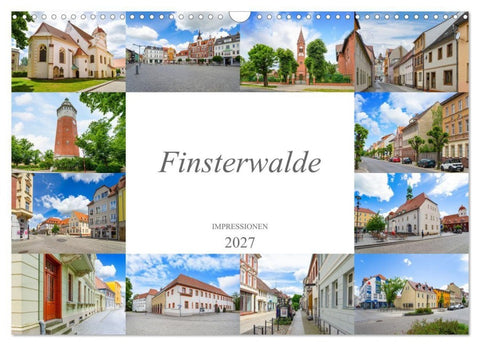 Finsterwalde Impressionen (Wandkalender 2027 DIN A3 quer), CALVENDO Monatskalender