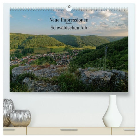 Neue Impressionen von der Schwäbischen Alb (hochwertiger Premium Wandkalender 2027 DIN A2 quer), Kunstdruck in Hochglanz