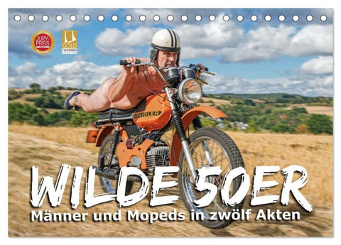 Wilde50er (Tischkalender 2027 DIN A5 quer), CALVENDO Monatskalender