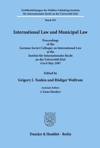 International Law and Municipal Law.