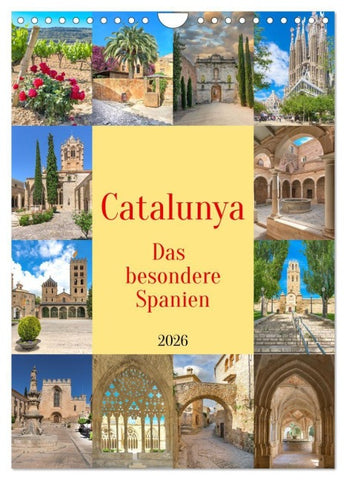 Catalunya, das besondere Spanien (Wandkalender 2026 DIN A4 hoch), CALVENDO Monatskalender
