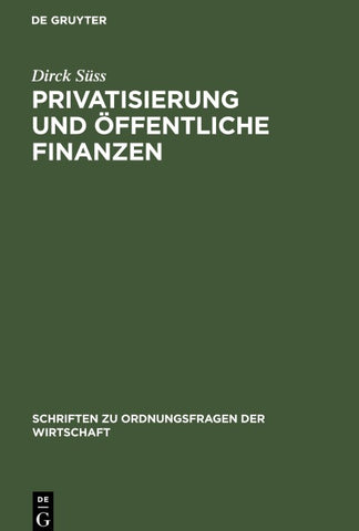 Privatisierung und öffentliche Finanzen
