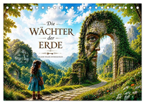 Die Wächter der Erde (Tischkalender 2027 DIN A5 quer), CALVENDO Monatskalender