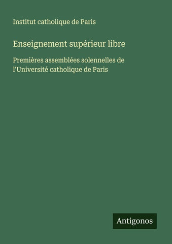 Enseignement supérieur libre