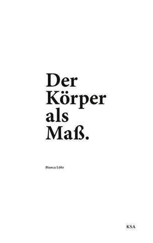 Der Körper als Maß