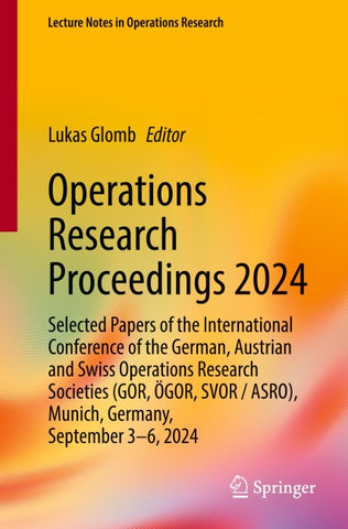 Operations Research Proceedings 2024