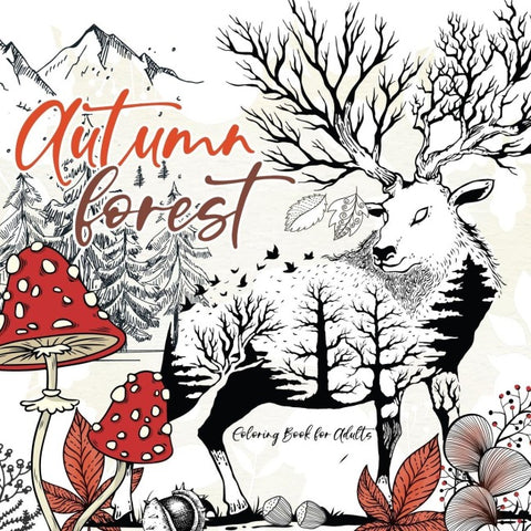 Herbst Malbuch für Erwachsene