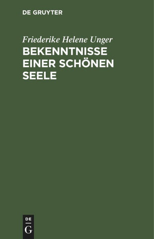 Bekenntnisse einer schönen Seele