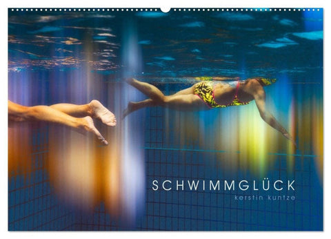 SCHWIMMGLÜCK (Wandkalender 2026 DIN A2 quer), CALVENDO Monatskalender