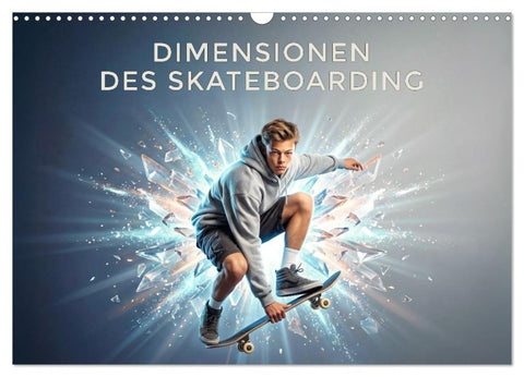 Dimensionen des Skateboarding (Wandkalender 2027 DIN A3 quer), CALVENDO Monatskalender