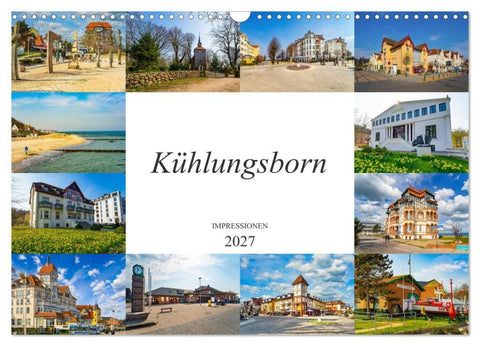 Kühlungsborn Impressionen (Wandkalender 2027 DIN A3 quer), CALVENDO Monatskalender