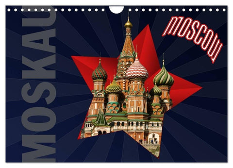 Moskau - Moscow (Wandkalender 2027 DIN A4 quer), CALVENDO Monatskalender