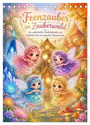 Feenzauber im Zauberwald (Tischkalender 2027 DIN A5 hoch), CALVENDO Monatskalender