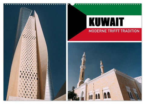 Kuwait - Moderne trifft Tradition (Wandkalender 2027 DIN A2 quer), CALVENDO Monatskalender