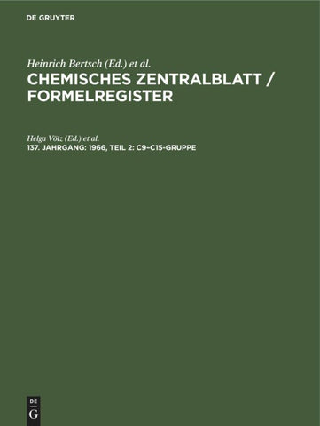 1966, Teil 2: C9–C15-Gruppe