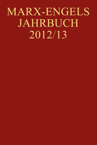 Marx-Engels-Jahrbuch / Marx-Engels-Jahrbuch 2012/13