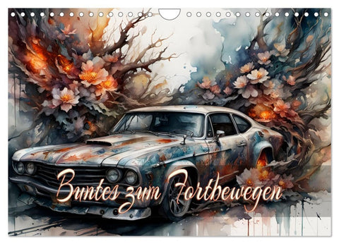 Buntes zum Fortbewegen (Wandkalender 2026 DIN A4 quer), CALVENDO Monatskalender