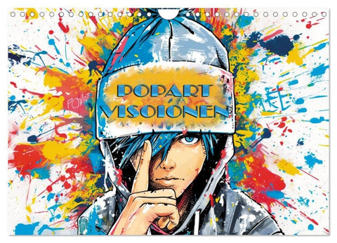 Popart Visionen (Wandkalender 2027 DIN A4 quer), CALVENDO Monatskalender