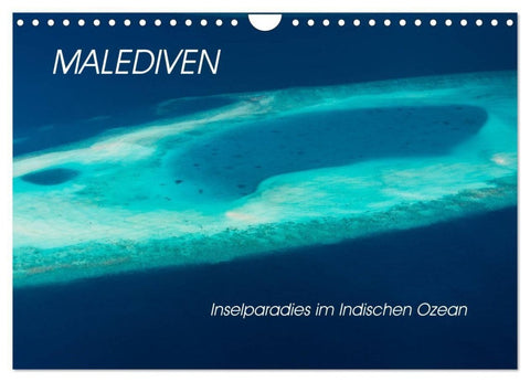 Malediven - Inselparadies im Indischen Ozean (Wandkalender 2027 DIN A4 quer), CALVENDO Monatskalender