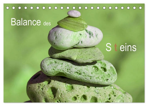 Balance des Steins (Tischkalender 2027 DIN A5 quer), CALVENDO Monatskalender
